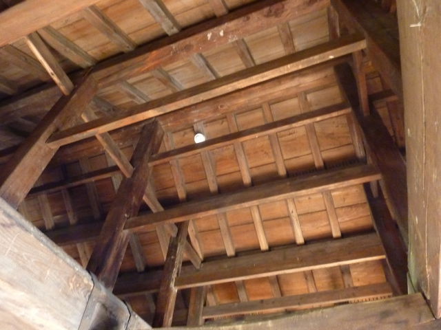 丸岡城の天井