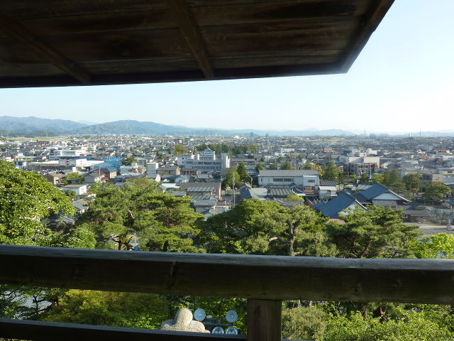 丸岡城からの展望